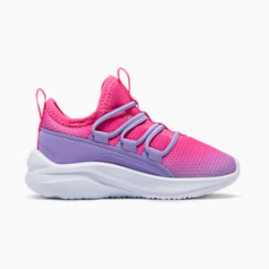 One4All Slip-On Vertical Fade Toddlers' Shoes, Glowing Pink-Lavender Alert-PUMA White, extralarge