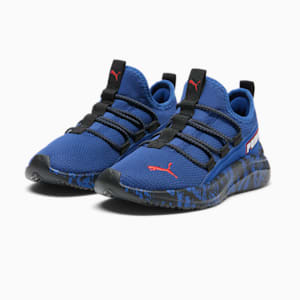 Chaussures One4All Slip-On Full Throttle Enfant, Blazing Blue-PUMA Red-PUMA Black, extralarge