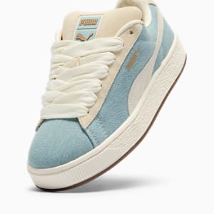 Suede XL Denim Women's Sneakers, Blue Horizon-Sugared Almond-Gum, extralarge