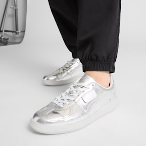 Palermo Chrome Women's Sneakers, PUMA Silver-Feather Gray, extralarge