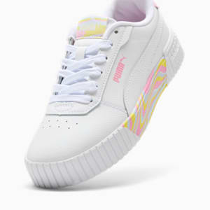 Carina 2.0 Endless Summer Big Kids' Sneakers, PUMA White-Pink Lilac-Lemon Meringue, extralarge