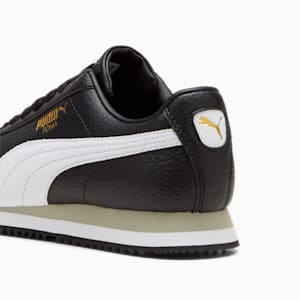 Roma 24 Standard Big Kids' Sneakers, PUMA Black-PUMA White, extralarge