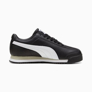 Roma 24 Standard Big Kids' Sneakers, PUMA Black-PUMA White, extralarge