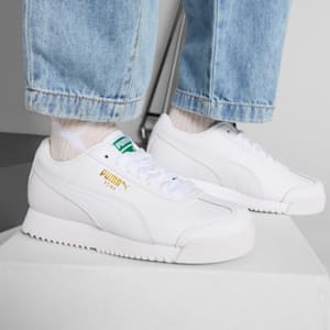 Tenis para niños grandes Roma 24 Standard, PUMA White, extralarge