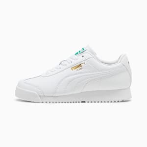 Roma 24 Standard Big Kids' Sneakers, PUMA White, extralarge