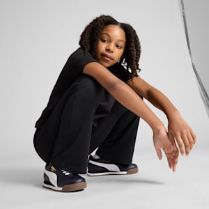 Roma 24 Standard Big Kids' Sneakers, PUMA Navy-PUMA White, extralarge