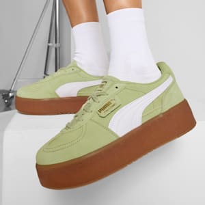 Tenis para mujer Palermo Elevata, Pistachio Green-Gum, extralarge