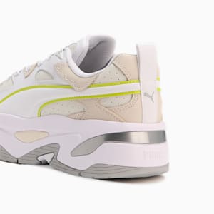 ウィメンズ PUMA x dazzlin ブラスター スニーカー, PUMA White-Vapor Gray, extralarge-JPN