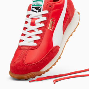 Easy Rider Vintage Big Kids' Sneakers, PUMA Red-PUMA White, extralarge