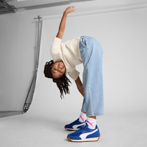 Easy Rider Vintage Big Kids' Sneakers, Clyde Royal-PUMA White, extralarge