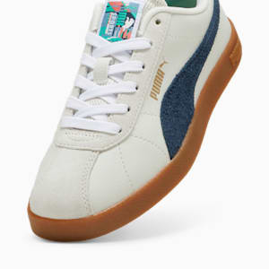 PUMA Club II YEAR OF SPORT Big Kids' Sneakers, Vapor Gray-Club Navy-Gum, extralarge