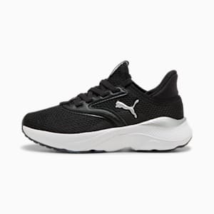 Soft Mayve Running Shoes Toddler, PUMA Black-PUMA White, extralarge