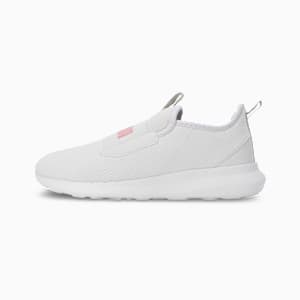 Flamecrest Women's Slip-On Shoes, Feather Gray-Pink Lilac-PUMA White, extralarge-IND