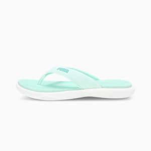 Royalcat Softride Lumina Women's Flip-Flops, Warm White-Minty Burst, extralarge-IND