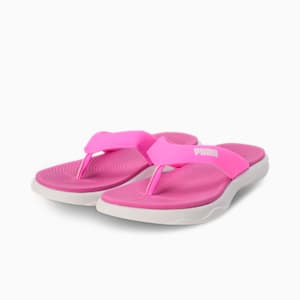 Royalcat Softride Lumina Women's Flip-Flops, Poison Pink-PUMA White, extralarge-IND