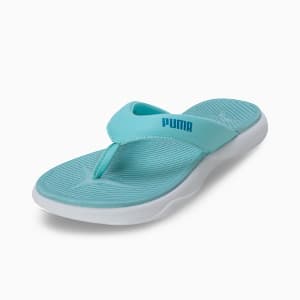 Royalcat Softride Lumina Women's Flip-Flops, PUMA White-Safe Lake-Tropical Blue, extralarge-IND
