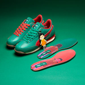 Tenis Easy Rider PUMA x SQUID GAME unisex, Intense Red-Dark Pine, extralarge