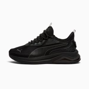 Tenis anchos para hombre Amplifier, PUMA Black-Cool Dark Gray, extralarge