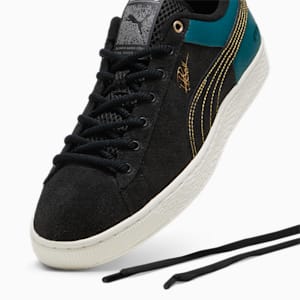 Suede USAIN BOLT Sneakers, PUMA Black-Cold Green, extralarge