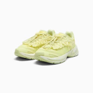 Sneakers jaunes rétro PUMA x COLLINA STRADA Velophasis Femme, Yellow Pear-Fresh Pear, extralarge