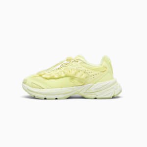 Sneakers jaunes rétro PUMA x COLLINA STRADA Velophasis Femme, Yellow Pear-Fresh Pear, extralarge