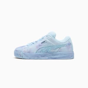 Sneakers teintes par nœuds PUMA x COLLINA STRADA Suede XL Femme, Frosted Dew-Gray Skies, extralarge