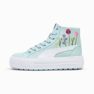 Tenis para mujer Kaia 2.0 Mid Floral, Turquoise Surf-PUMA White-Dewdrop, extralarge