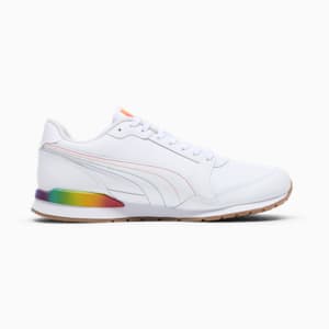 ST Runner v3 Love Wins Men's Sneakers, PUMA White-Dart Blue-Meadow-Court Yellow, extralarge