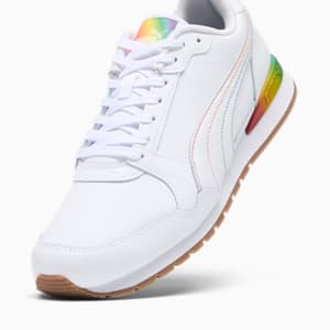 ST Runner v3 Love Wins Men's Sneakers, PUMA White-Dart Blue-Meadow-Court Yellow, extralarge