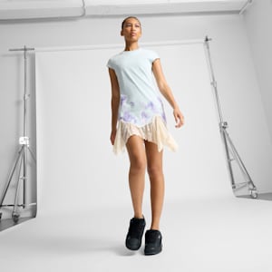 Tenis para mujer PUMA x COLLINA STRADA Suede XL Black, Flat Dark Gray-PUMA Black-PUMA Silver, extralarge