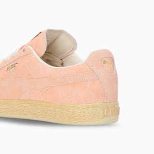Suede Faded Unisex Sneakers, Bright Melon-Frosted Ivory, extralarge-IND