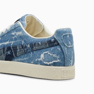 Zapatillas Clyde Denim, Frosted Ivory-Faded Denim, extralarge