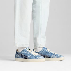 Zapatillas Clyde Denim, Frosted Ivory-Faded Denim, extralarge