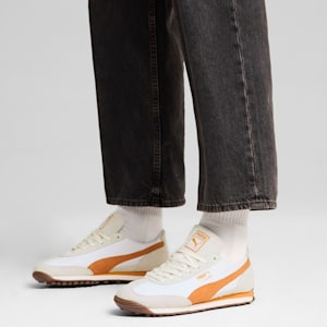 Easy Rider Nylon Unisex Sneakers, Warm White-Caramel Latte, extralarge-IND