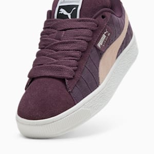 Suede XL Elevated Women's Sneakers, Midnight Plum-PUMA White, extralarge