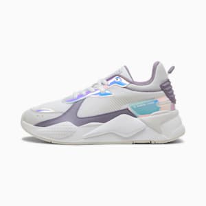 RS-X Iridescent Women's Sneakers, PUMA White-Pale Plum, extralarge