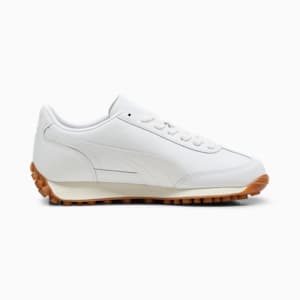 Tenis Easy Rider de piel para niños grandes, PUMA White-Frosted Ivory, extralarge