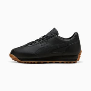 Tenis Easy Rider de piel para niños grandes, PUMA Black, extralarge