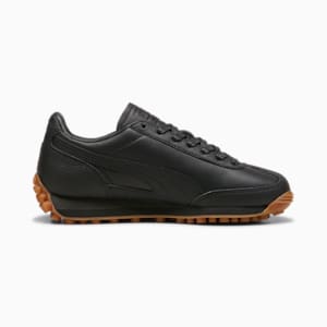 Tenis Easy Rider de piel para niños grandes, PUMA Black, extralarge
