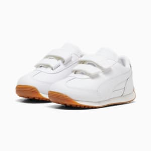 Easy Rider Leather Toddlers' Sneakers, PUMA White-Frosted Ivory, extralarge