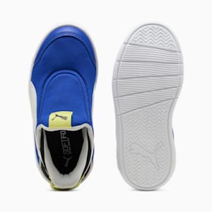 キッズ コートフレックス V3 イーズイン スニーカー 17-21cm, Vivid Blue-PUMA White-PUMA Black, extralarge-JPN