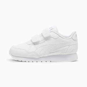 Sneakers en cuir ST Runner v4 Enfant, PUMA White-Cool Light Gray, extralarge