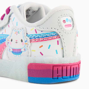 PUMA x GABBY'S DOLLHOUSE Cali Toddlers' Sneakers, PUMA White-Magenta Gleam-Silver Mist, extralarge