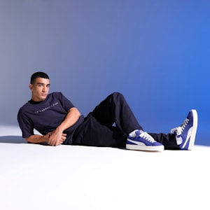 PLAY LOUD Suede XL Sneakers, Lapis Lazuli-Warm White, extralarge-IND