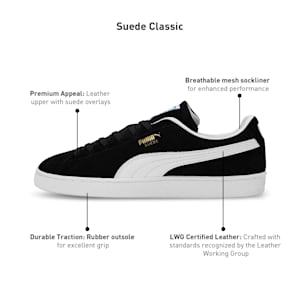 Suede Classic Sneakers, PUMA Black-PUMA White, extralarge-IND