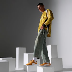 Suede Classic Unisex Sneakers, Amber-PUMA White, extralarge-IND