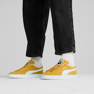 Suede Classic Sneakers, Amber-PUMA White, extralarge-IND