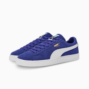 Suede Classic Unisex Sneakers, Lapis Lazuli-PUMA White, extralarge-IND