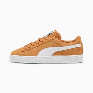 Suede Classic Sneakers Unisex, Caramel Latte-PUMA White, extralarge-GBR
