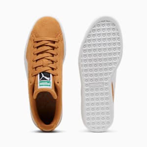 Suede Classic Sneakers, Caramel Latte-PUMA White, extralarge